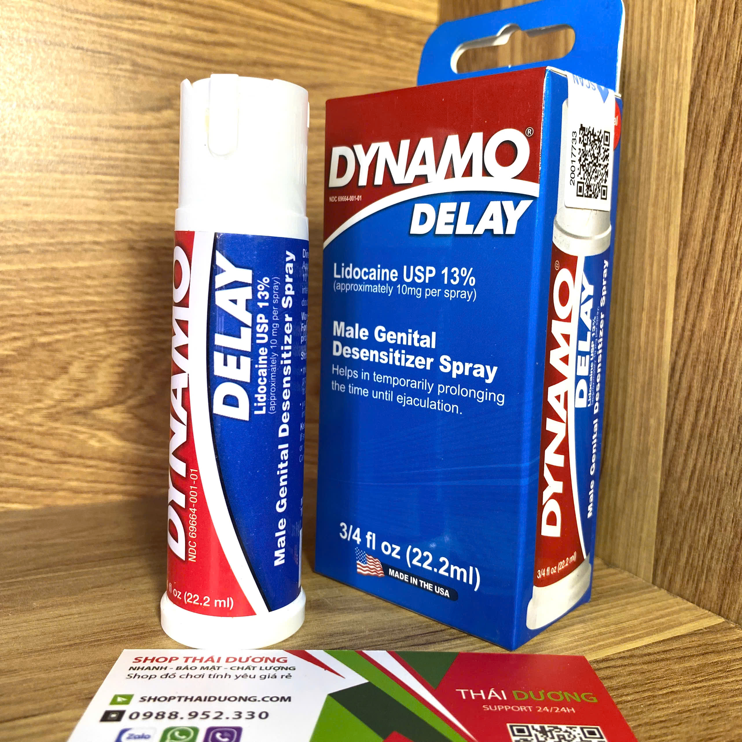 Chai Xịt Kéo Dài Thời Gian Dynamo Delay 22ml Chính Hãng Mỹ - sextoyshop247.