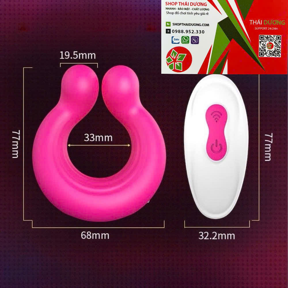 Vòng Rung Cao Cấp S-Hander London Eye-Rct – Remote Control, 10 Mode