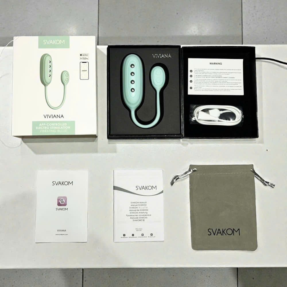 Svakom Viviana  Trứng Rung Điều Khiển Qua App, Tích Hợp Xung Điện EMS
