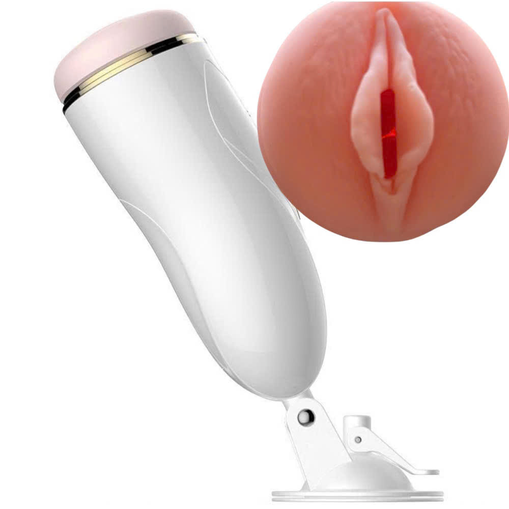 Âm Đạo Giả Có Rung Cho Nam Tích Hợp Âm Thanh, Đế Hít Cố Định