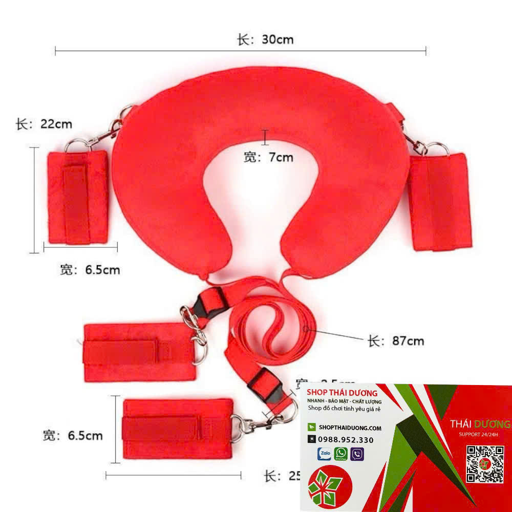 Gối BDSM Cố Định Chân Tay Cao Cấp Kèm Gối Chữ U BDSM hỗ trợ kích thích khi quan hệ