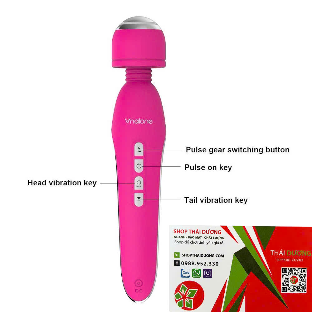 Chày Rung Nalone Massage Xung Điện EMS, Đa Tần Số cao cấp