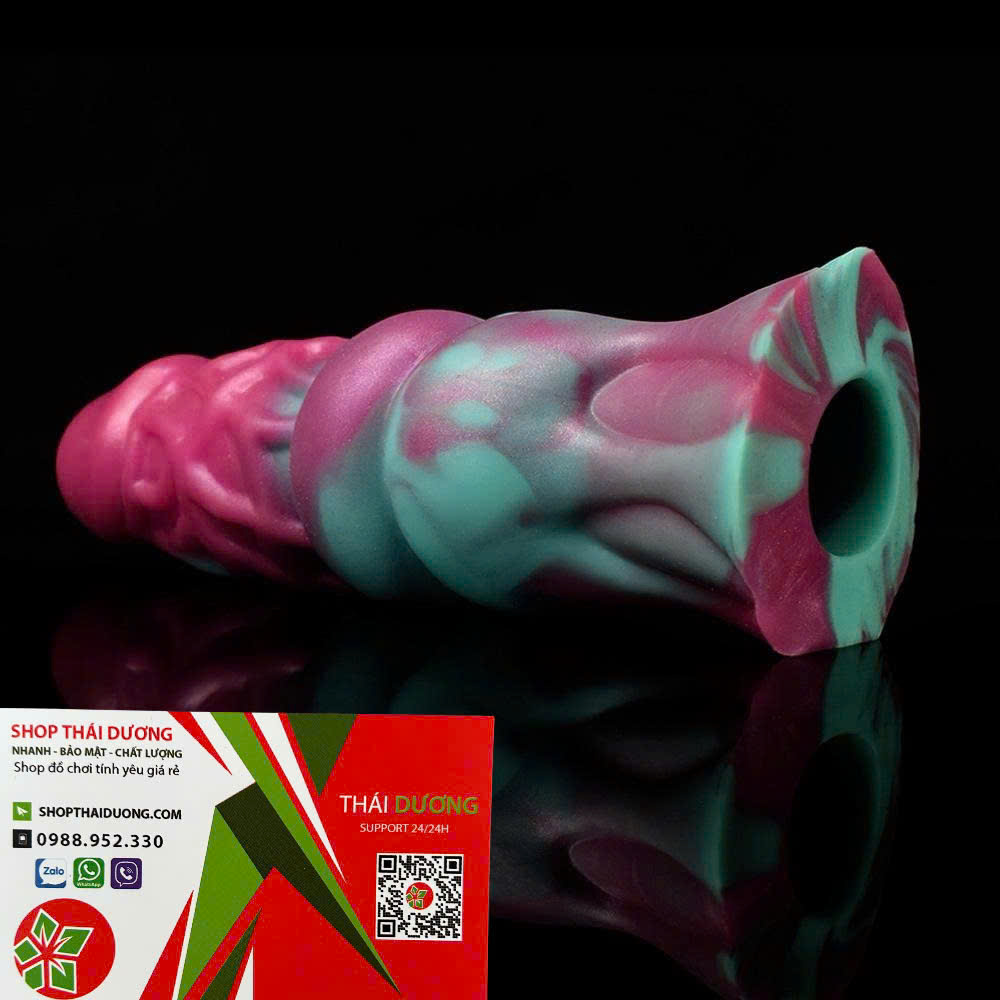 Bao Đôn Dên To Dương Vật Hình Quái Thú Có Gân Nổi Siêu Mềm Cao Cấp