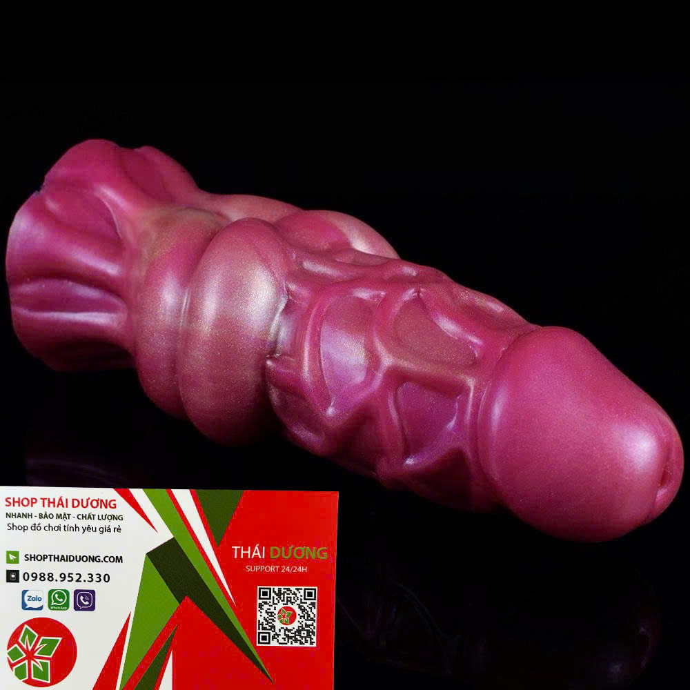 Bao Đôn Dên To Dương Vật Hình Quái Thú Có Gân Nổi Siêu Mềm Cao Cấp