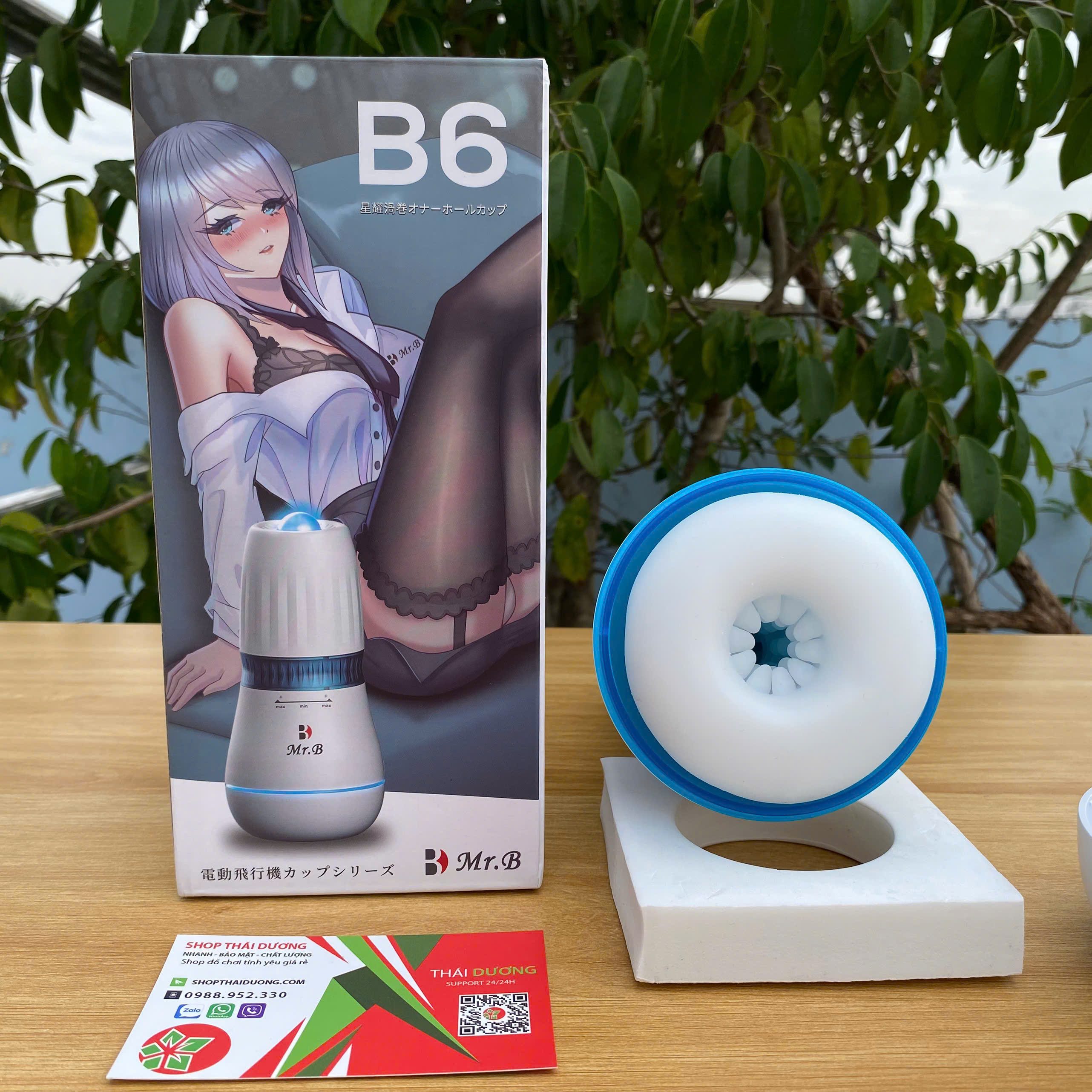 Mr.B B6 Ouyasi Máy tự sướng Tự Động, Hút Rung & Làm Ấm