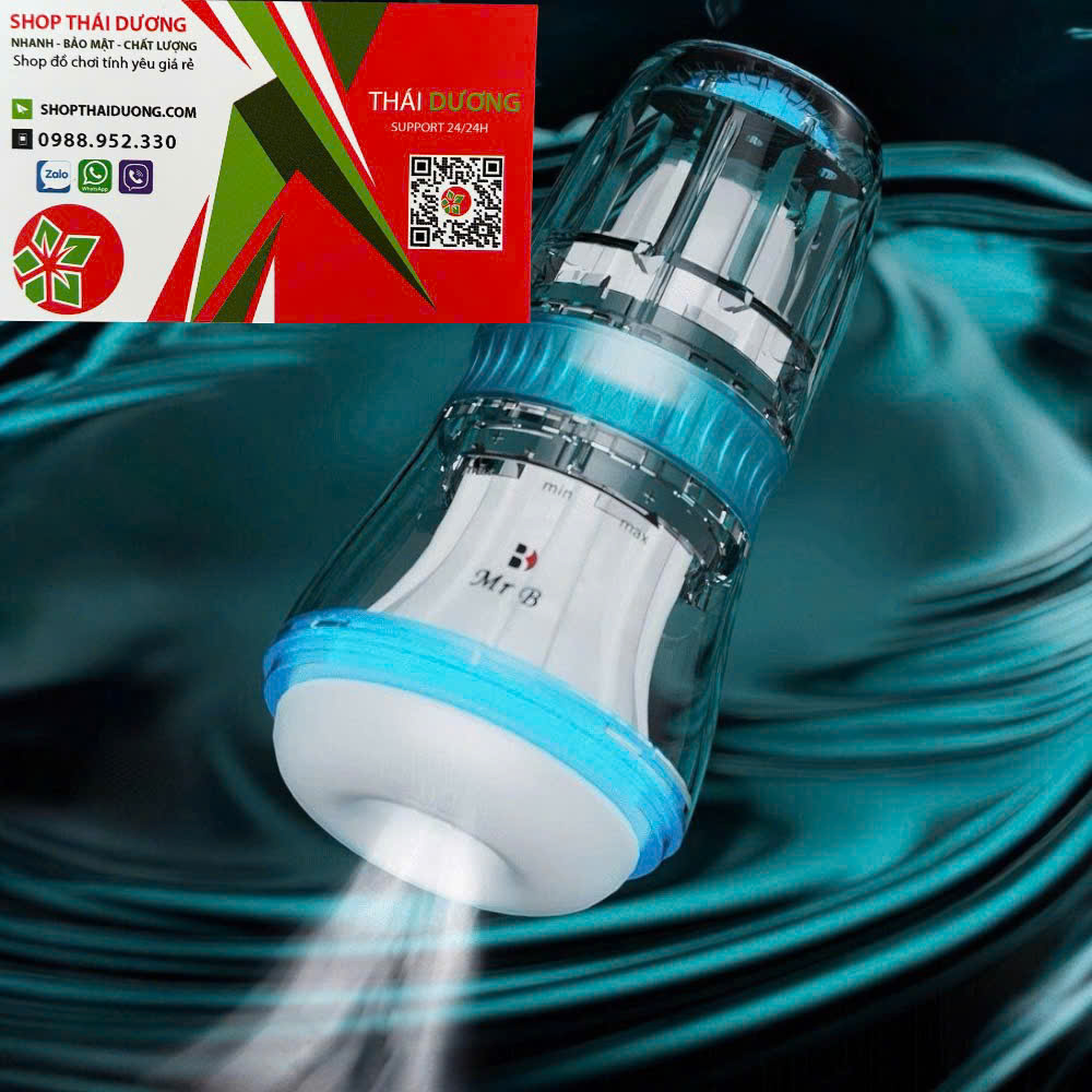 Mr.B B6 Ouyasi Máy tự sướng Tự Động, Hút Rung & Làm Ấm