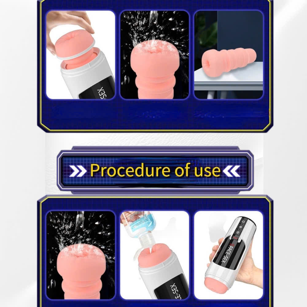 Máy Thụt Hậu Môn Giả Cầm Tay Rung Thụt Tự Động 10 chế Độ Cho Nam Tự Sướng