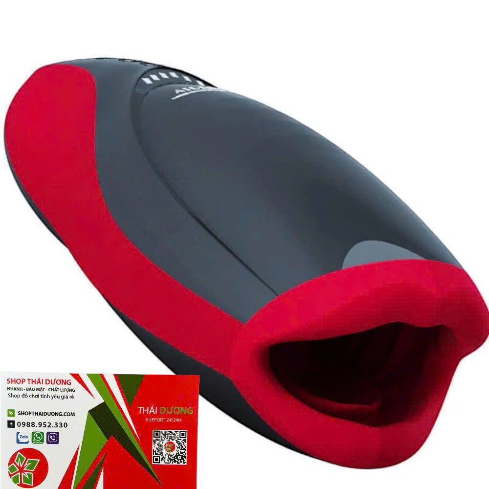 Máy thủ dâm mô phỏng oral sex Elite Fiery Red Lips cho nam tự sướng