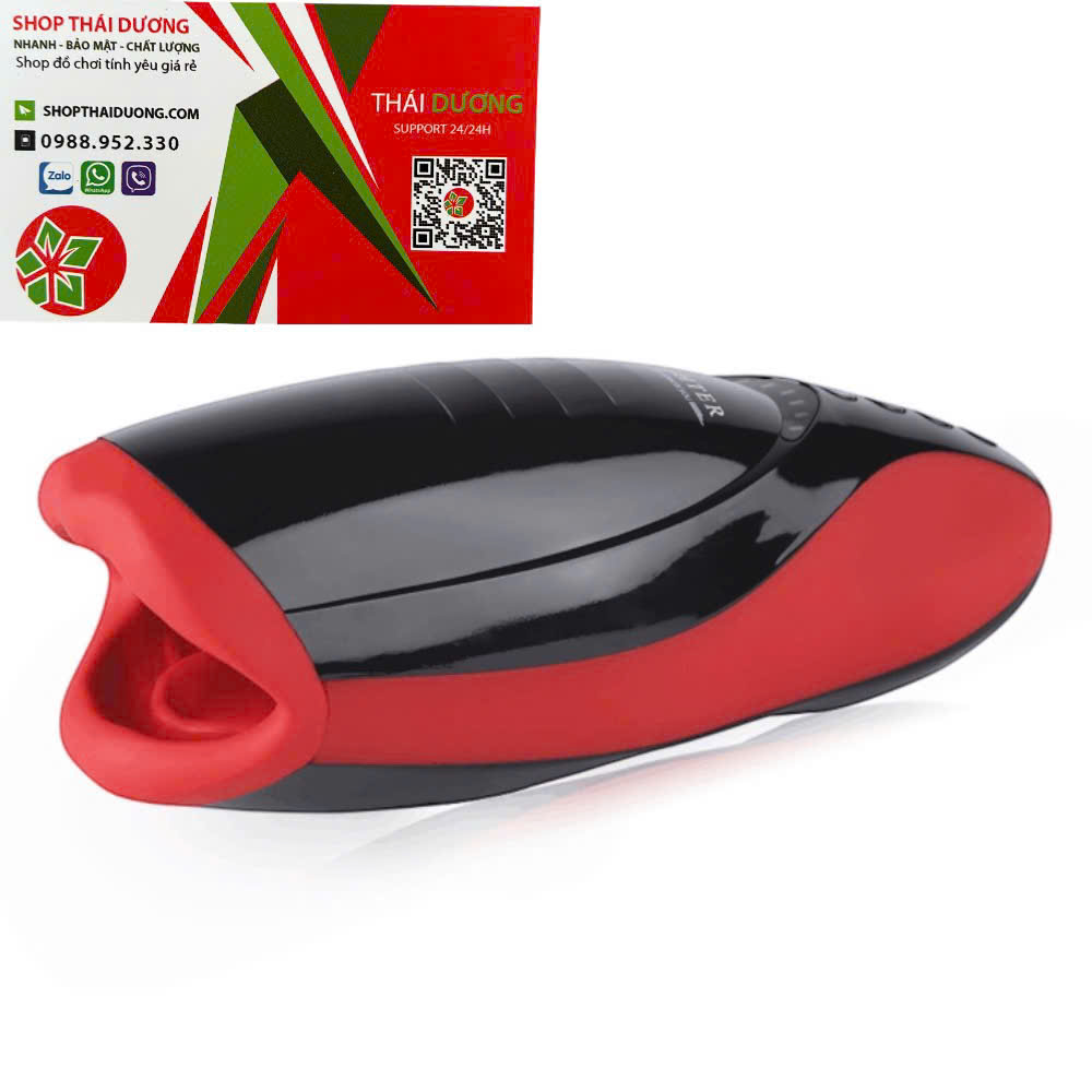 Máy thủ dâm mô phỏng oral sex Elite Fiery Red Lips cho nam tự sướng