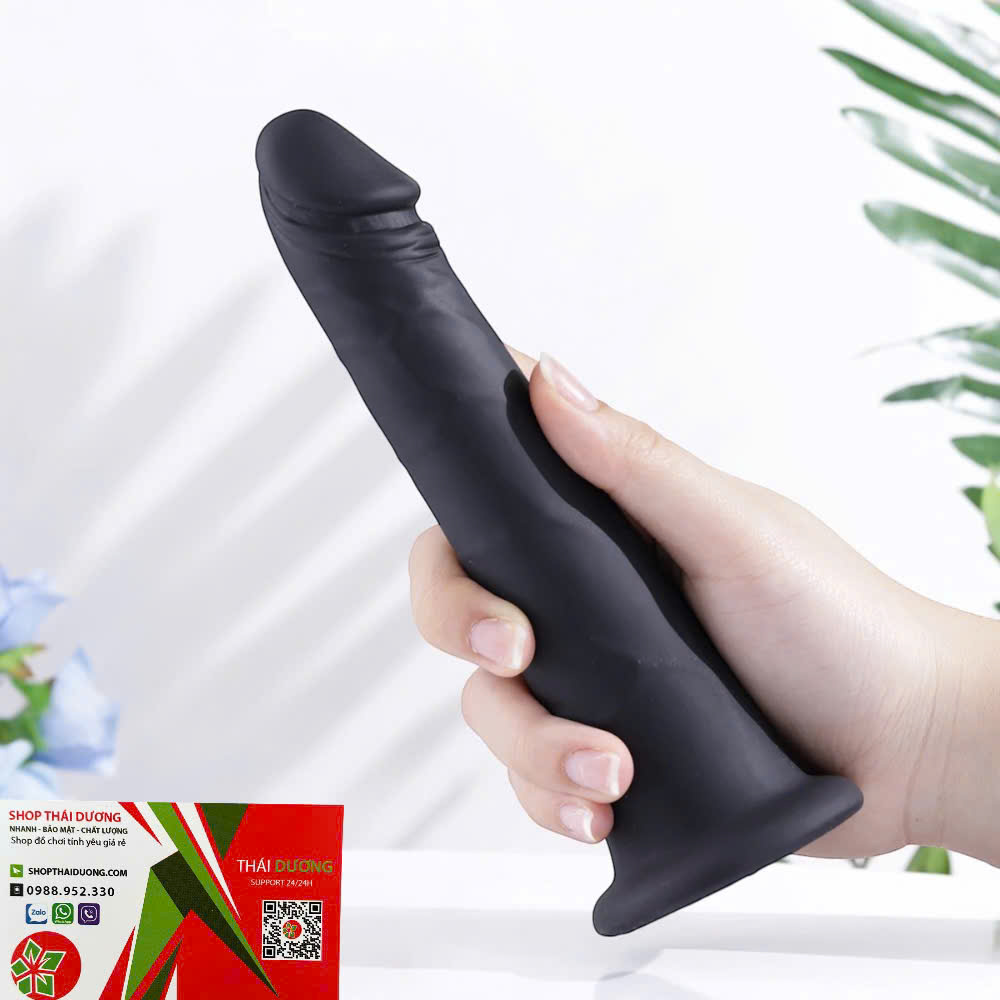 Dương Vật Giả Keon Vacuum-Lock Silicon Cao Cấp – Gân Nổi Mềm Mại, Đế Hút Chân Không Tăng Khoái Cảm