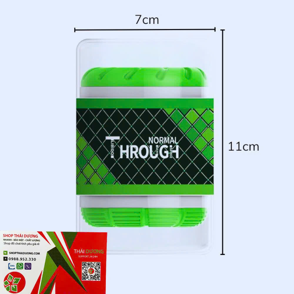 HARD THROUGH  Cốc Massage Nam Hai Đầu Cao Cấp, Mềm Mịn, Hỗ Trợ Thư Giãn Cá Nhân Tại Nhà