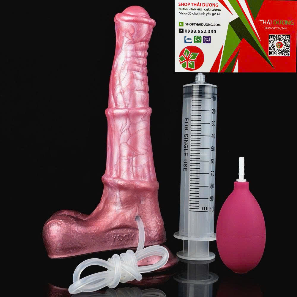 Cu giả  quáy thú silicone bắn tinh như thật FAAK siêu thật