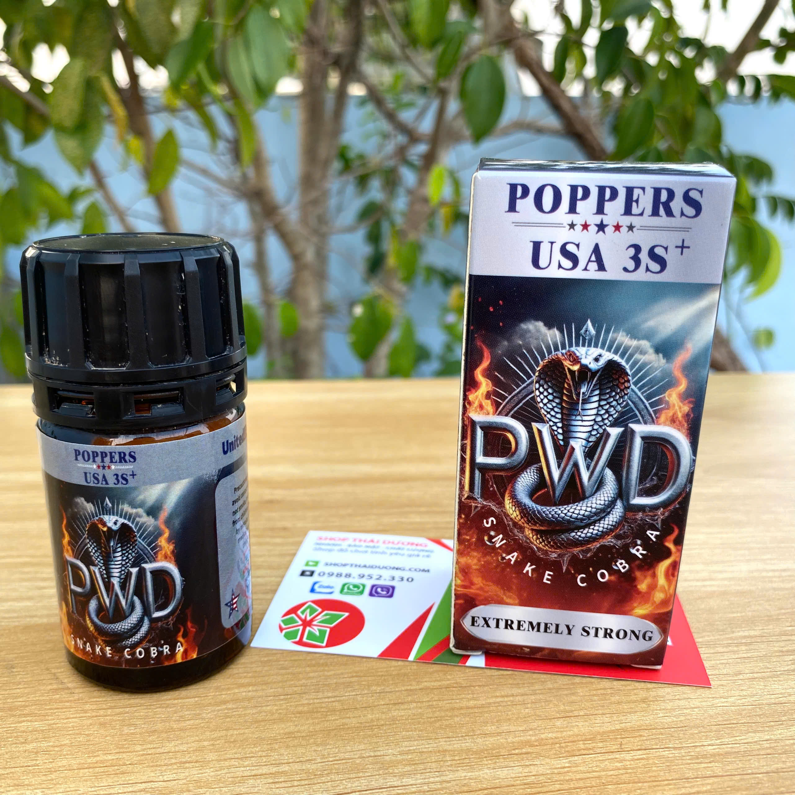 Popper USA 3s+ Snake Cobra Pwd 40ml Tăng Khoái Cảm Mạnh