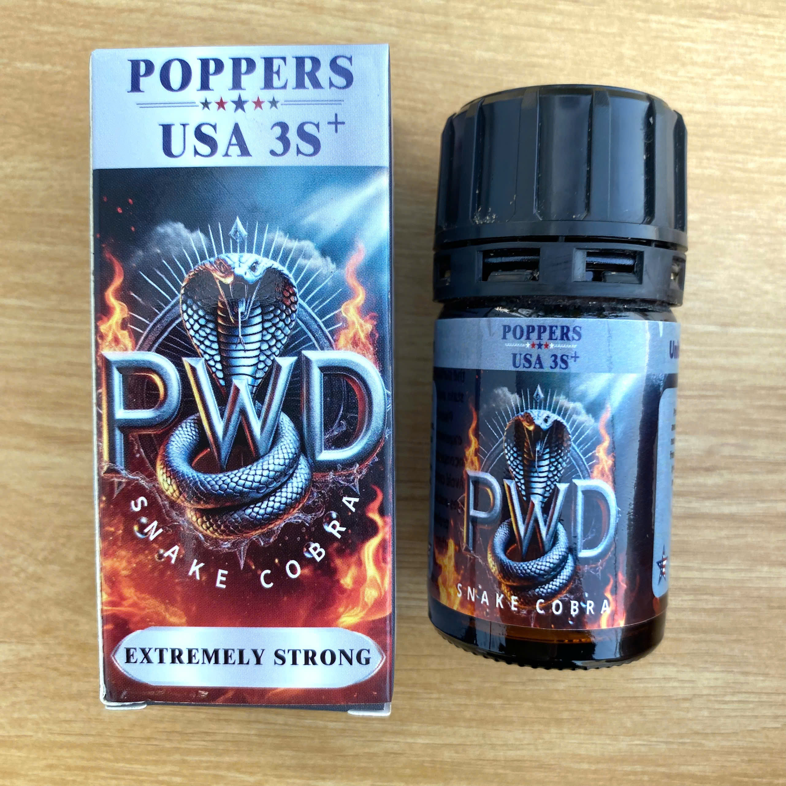 Popper USA 3s+ Snake Cobra Pwd 40ml Tăng Khoái Cảm Mạnh