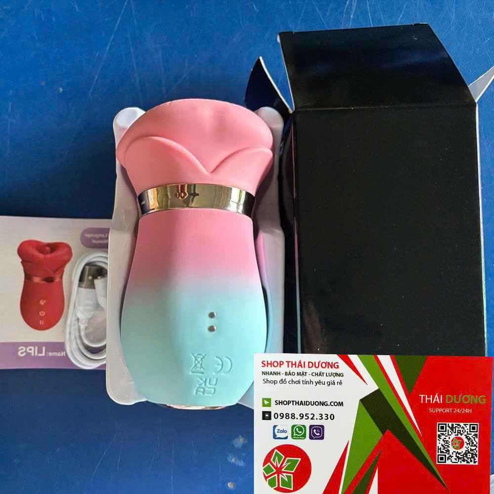 Máy massage âm vật Sovokn rung liếm hút đa chế độ Điều khiển từ xa qua app