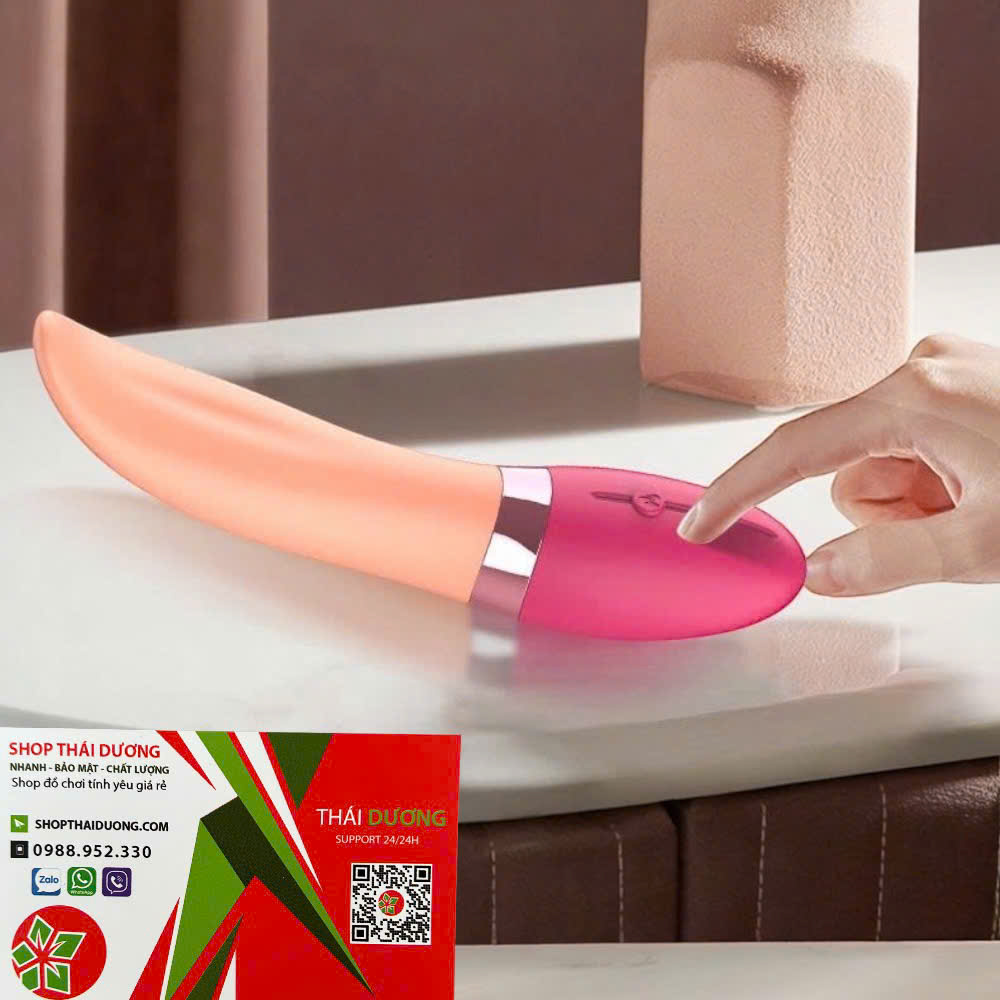 Máy rung lưỡi liếm kích thích âm đạo và âm vật Shuangmi có sưởi ấm