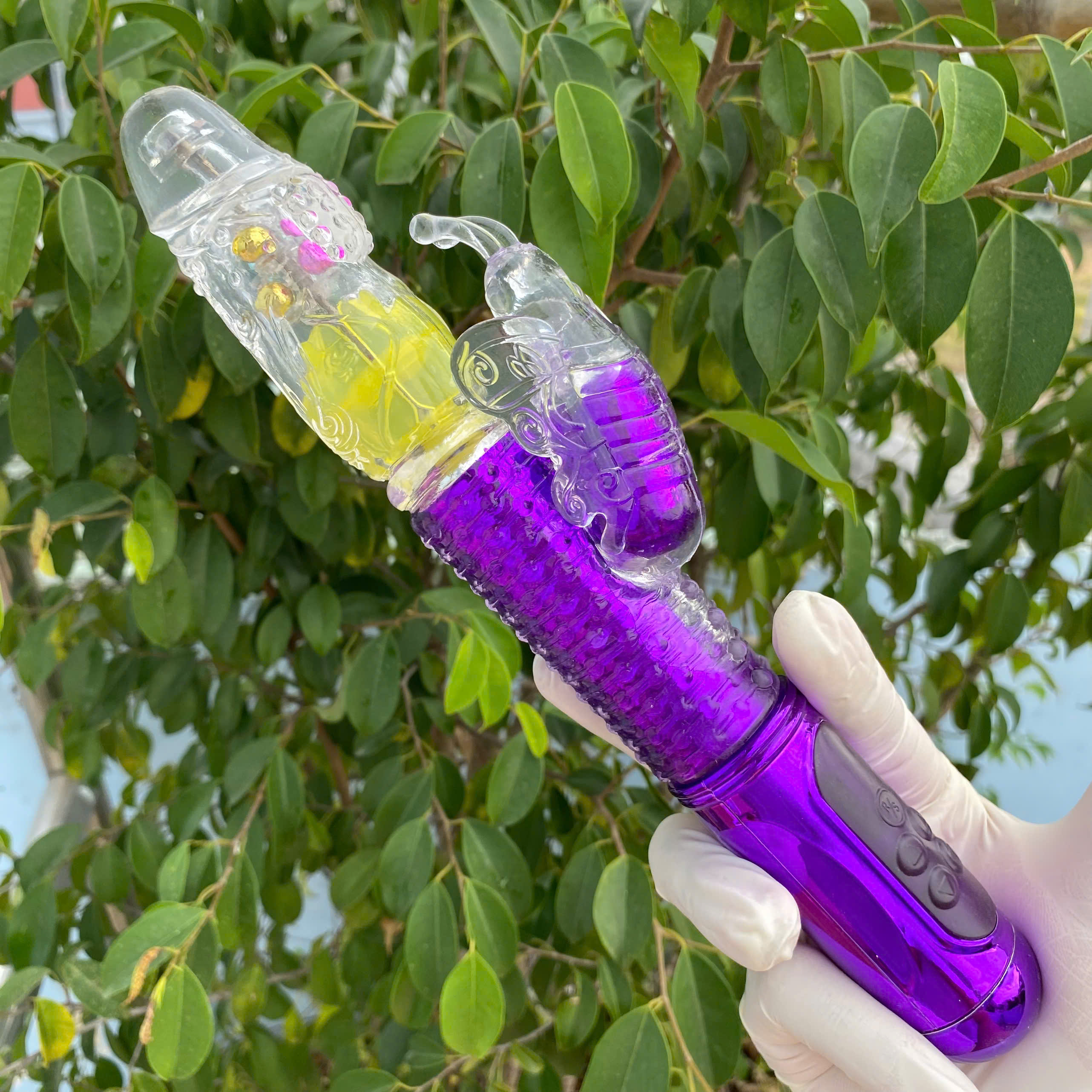 Libo Cánh Bướm Dương Vật Giả  Rung Xoay Thụt  6 Chế Độ  Cho Nữ Tự Sướng