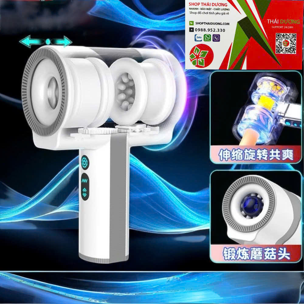 Máy âm đạo giả tự động  Dream Horse Thor rung thụt hai đầu mạnh mạnh mẽ cho nam