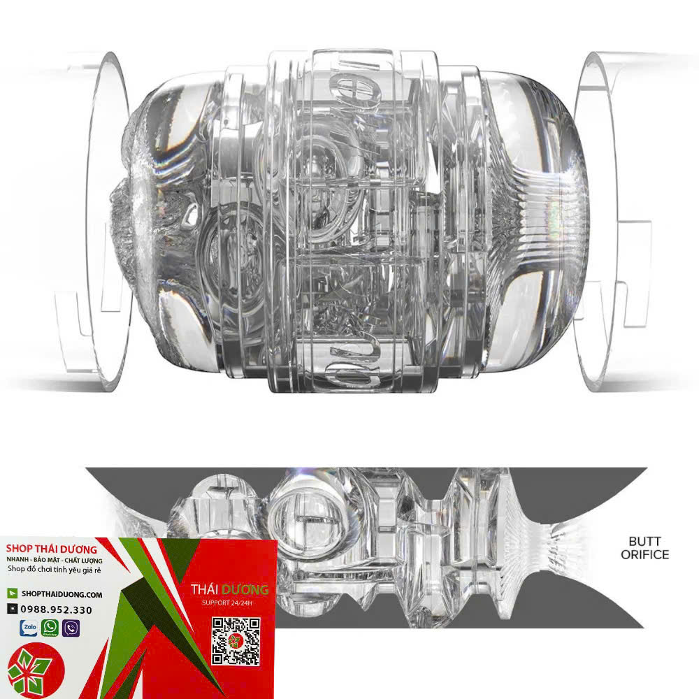 Cốc Tự Sướng Fleshlight Quickshot Mia Malkova Trong Suốt Cao Cấp