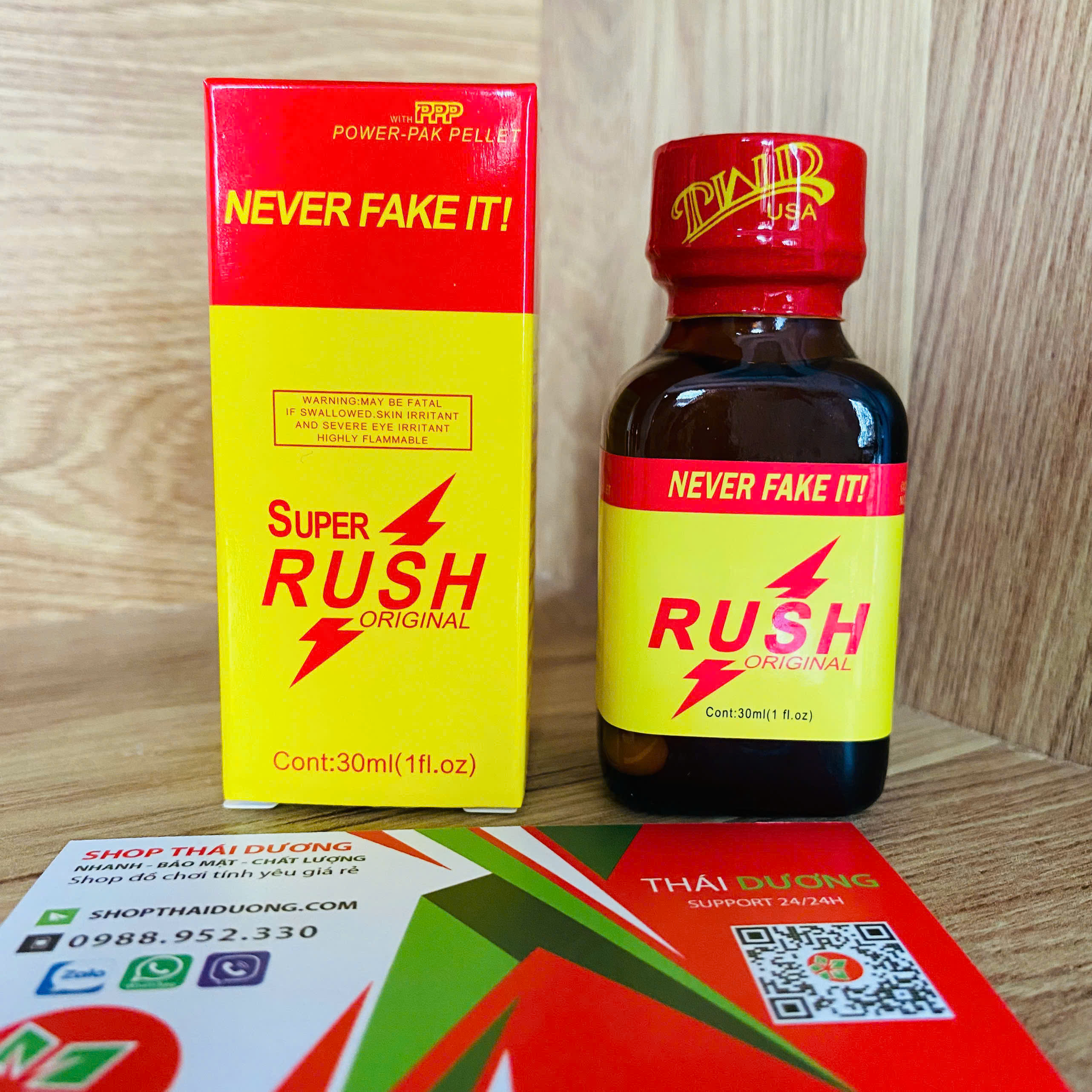 Popper Super Rush 30ml Vàng Chính Hãng USA - Đỉnh Cao Kích Thích, Không Fake