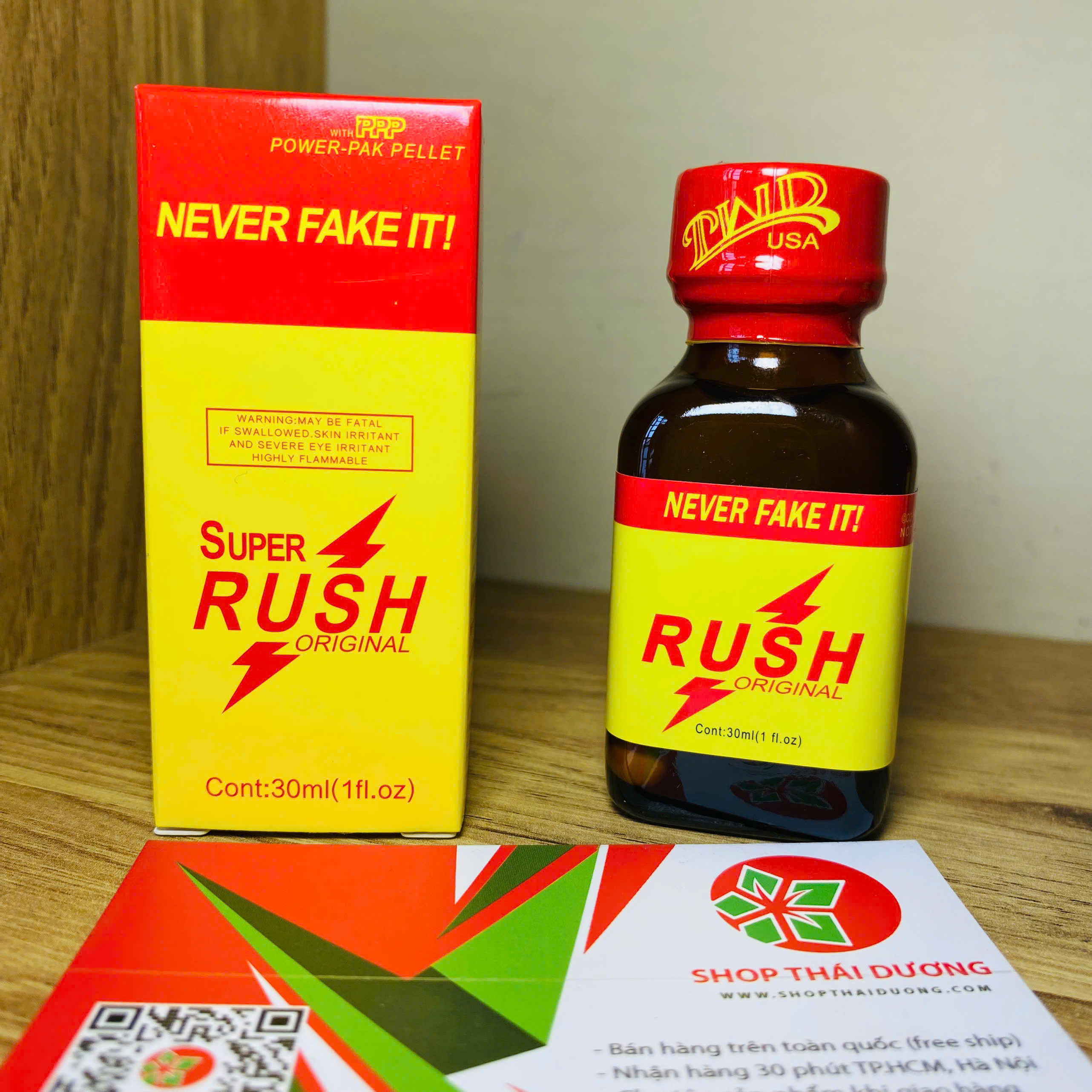 Popper Super Rush 30ml Vàng Chính Hãng USA - Đỉnh Cao Kích Thích, Không Fake