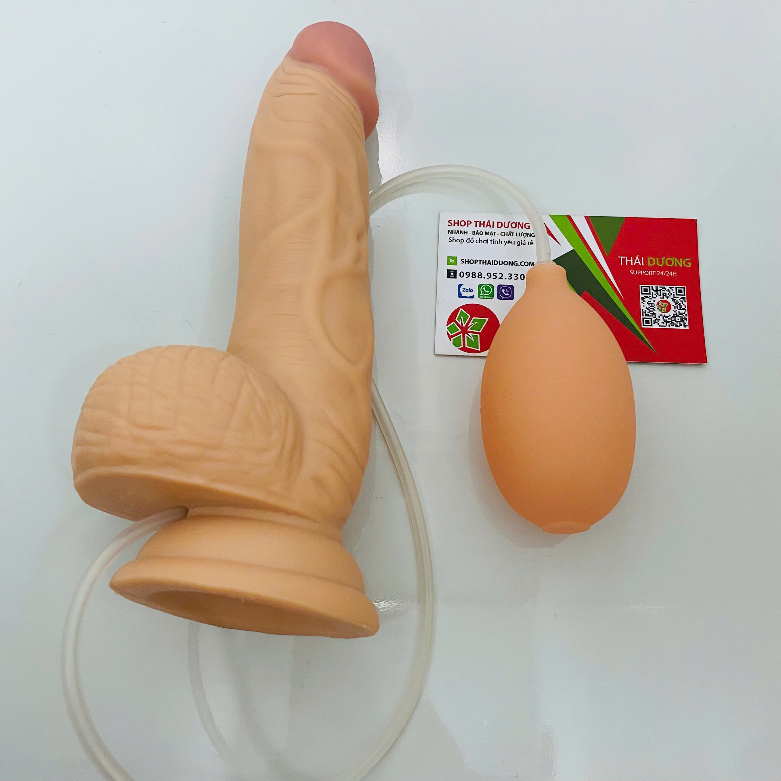 Dương Vật Giả Bắn Tinh Lovetoy - Hít Tường Chắc Chắn, Giống Thật 100%, Tự Sướng Cực Phê