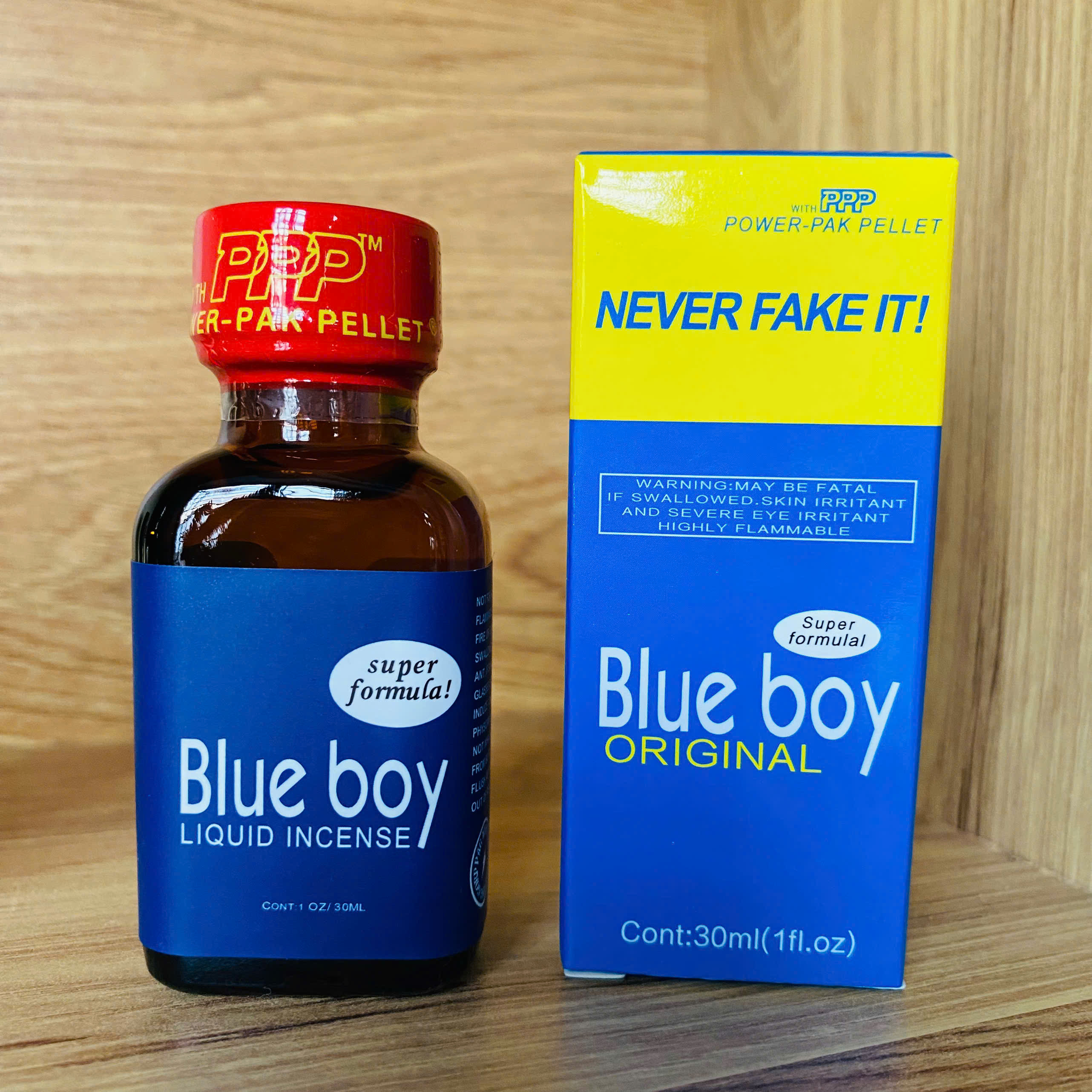 Popper Blue Boy Original 30ml - Kích Thích Mạnh, Tăng Hưng Phấn Cho Top & Bot