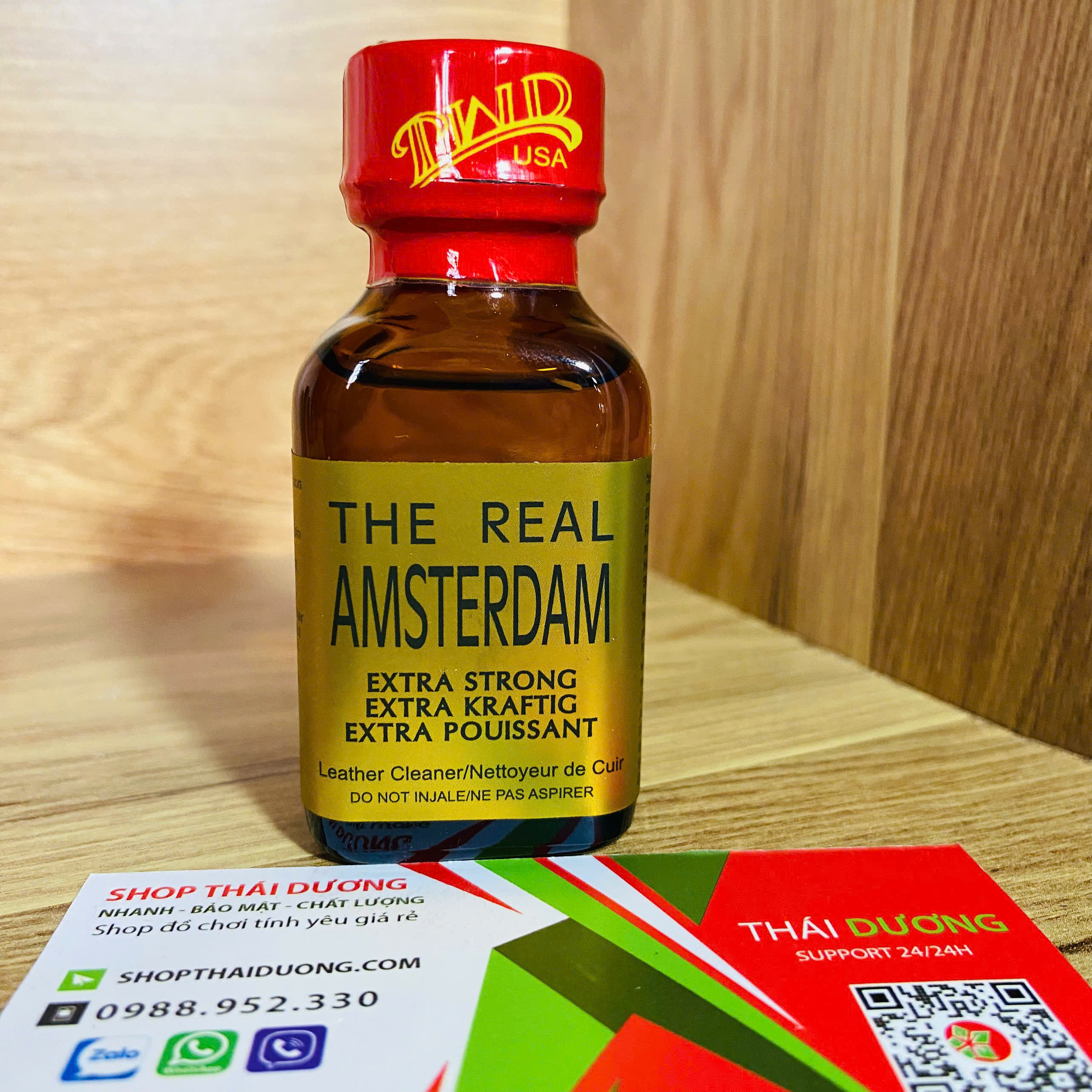 Tinh Dầu Popper The Real Amsterdam 30ml - Tăng Khoái Cảm Cực Nhanh, Hưng Phấn Tột Đỉnh