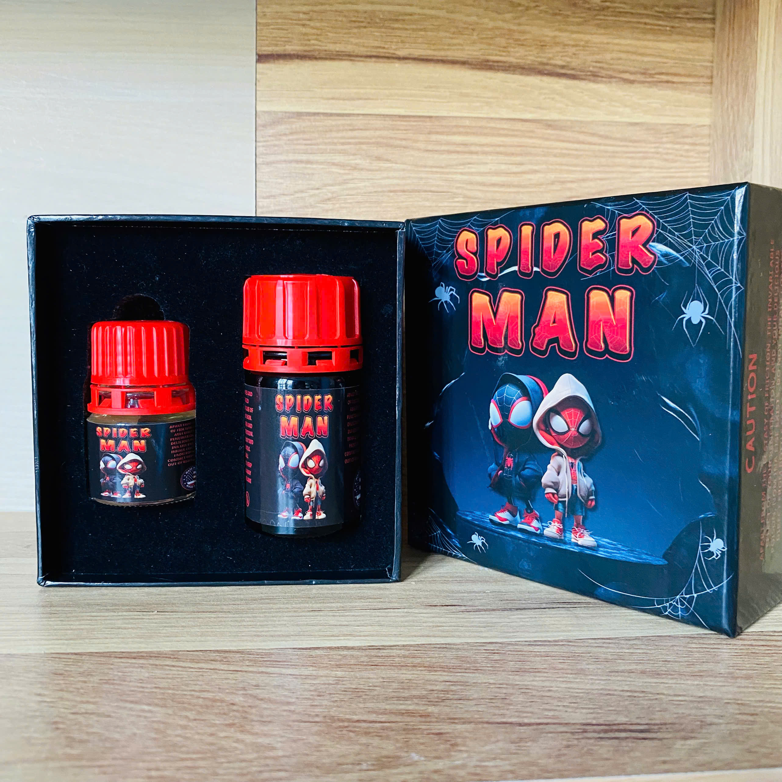Set Hộp Popper Spider Man 60ml - Kích Thích Hưng Phấn Cực Đỉnh, Hiệu Quả Tức Thì