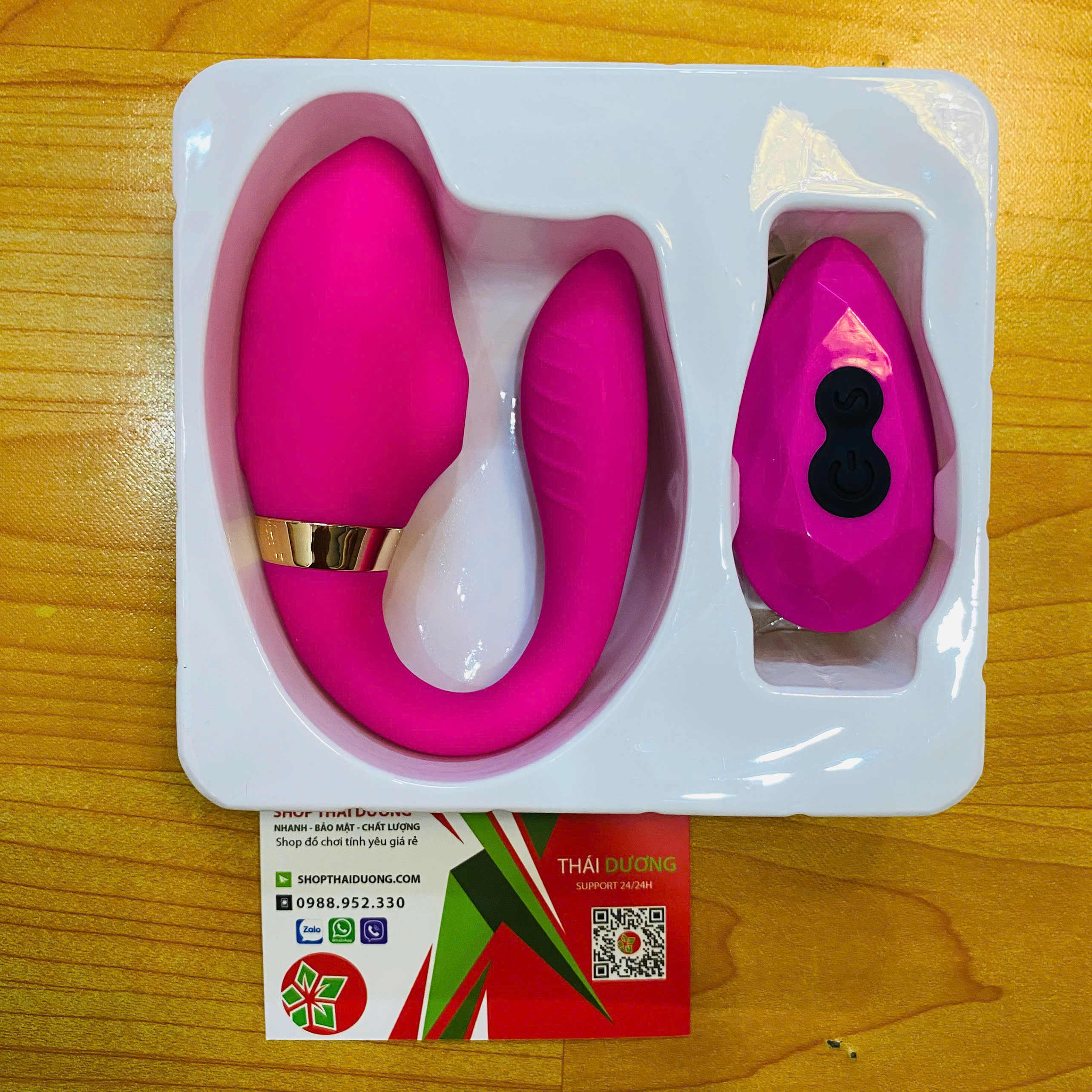 Máy Rung Bú Mút Dibe G-Spot ALVA - 2 Đầu Cực Đỉnh_ Điều Khiển Từ Xa