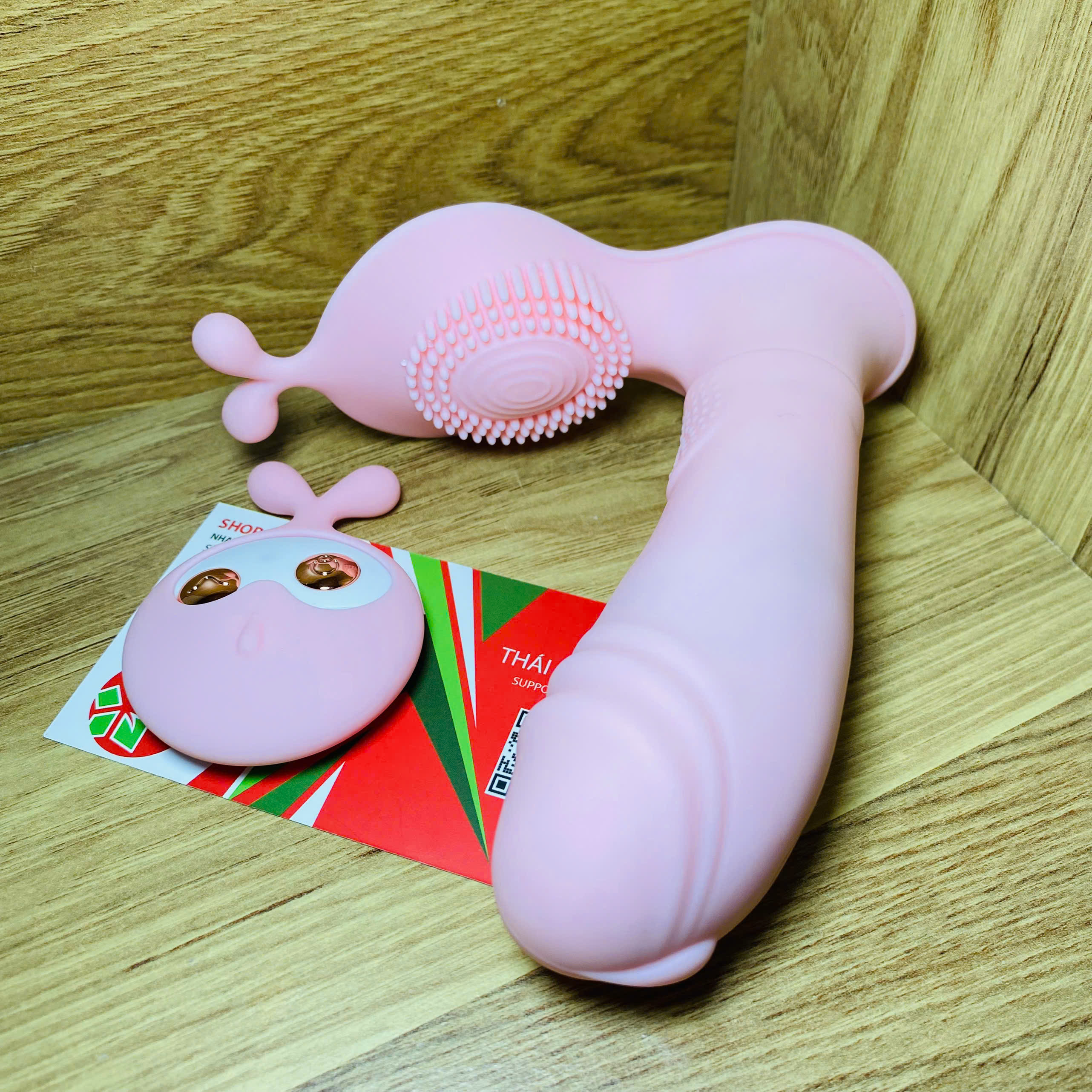 Chíp Rung Lilo Tai Thỏ Hình Dương vật Điều Khiển Từ xa Rung Nhiều Chế Độ