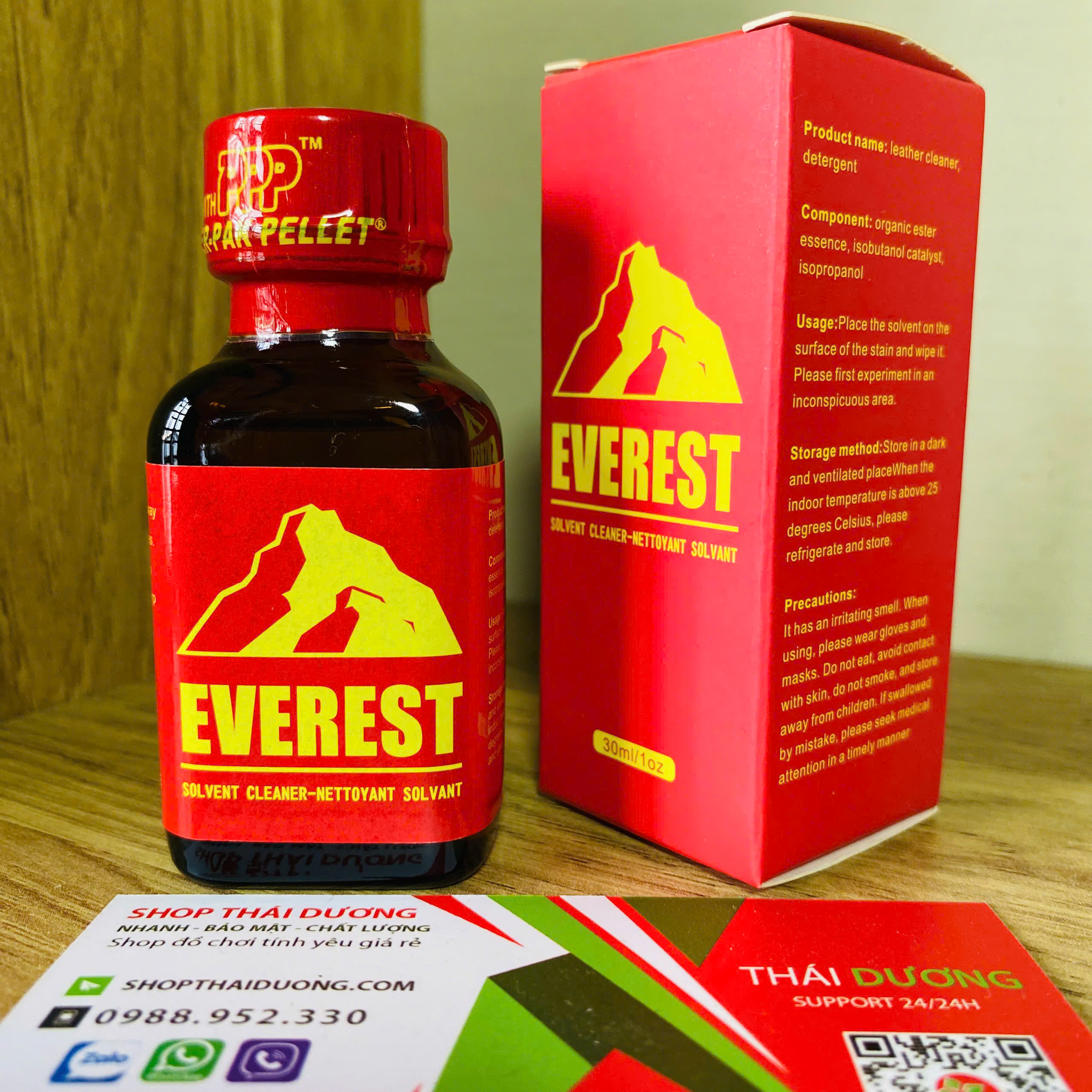 Chai Hít Popper Everest 30ml Mỹ - Hàng PWD Chính Hãng, Kích Thích Cực Mạnh