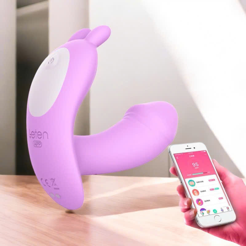 Trứng Rung Leten Tai Thỏ Bluetooth – Điều Khiển Bằng Điện Thoại, Sextoy Cho Nữ Cực Phê