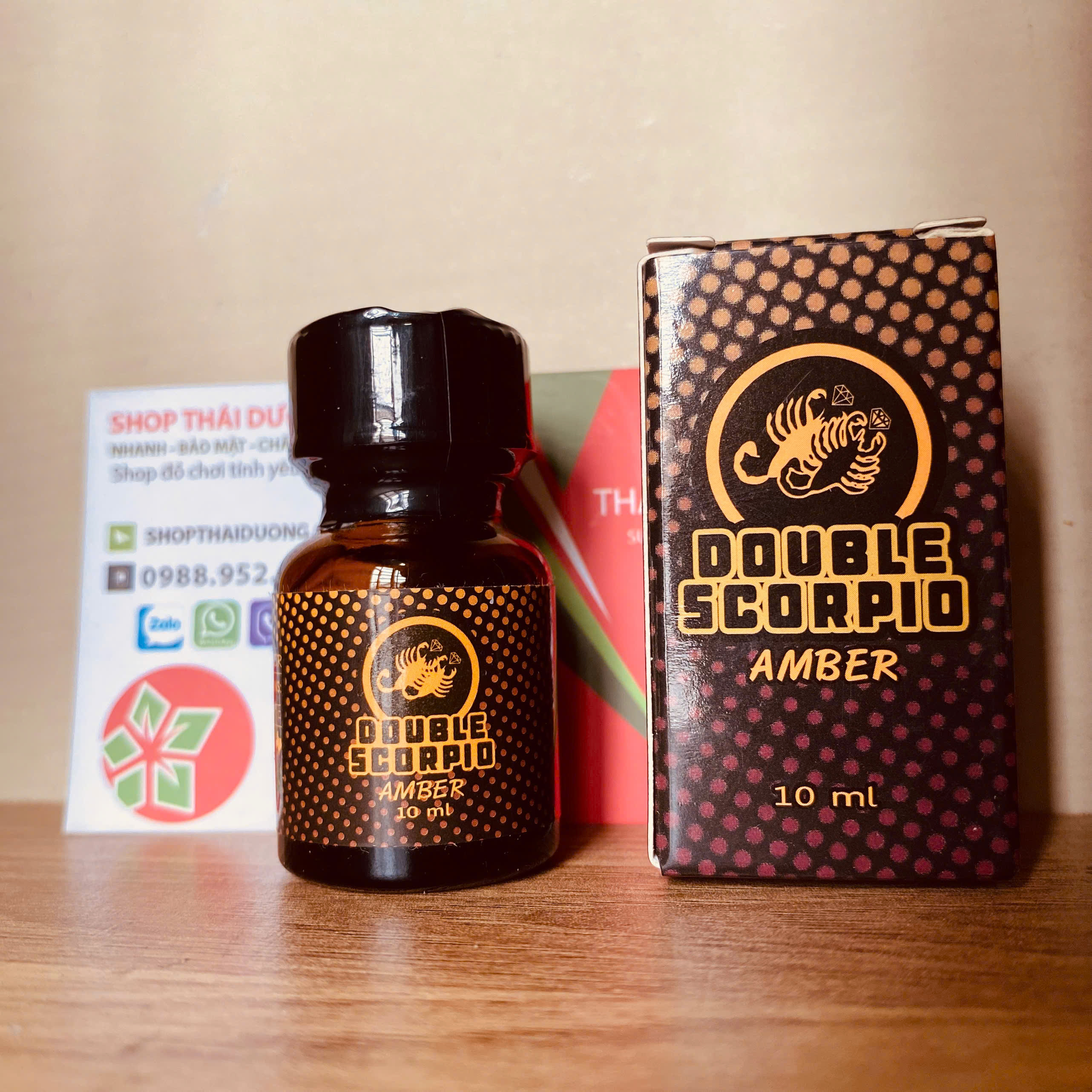 Popper Double Scorpio Amber USA 10ml - Tăng Khoái Cảm Cực Mạnh, Hàng Chính Hãng
