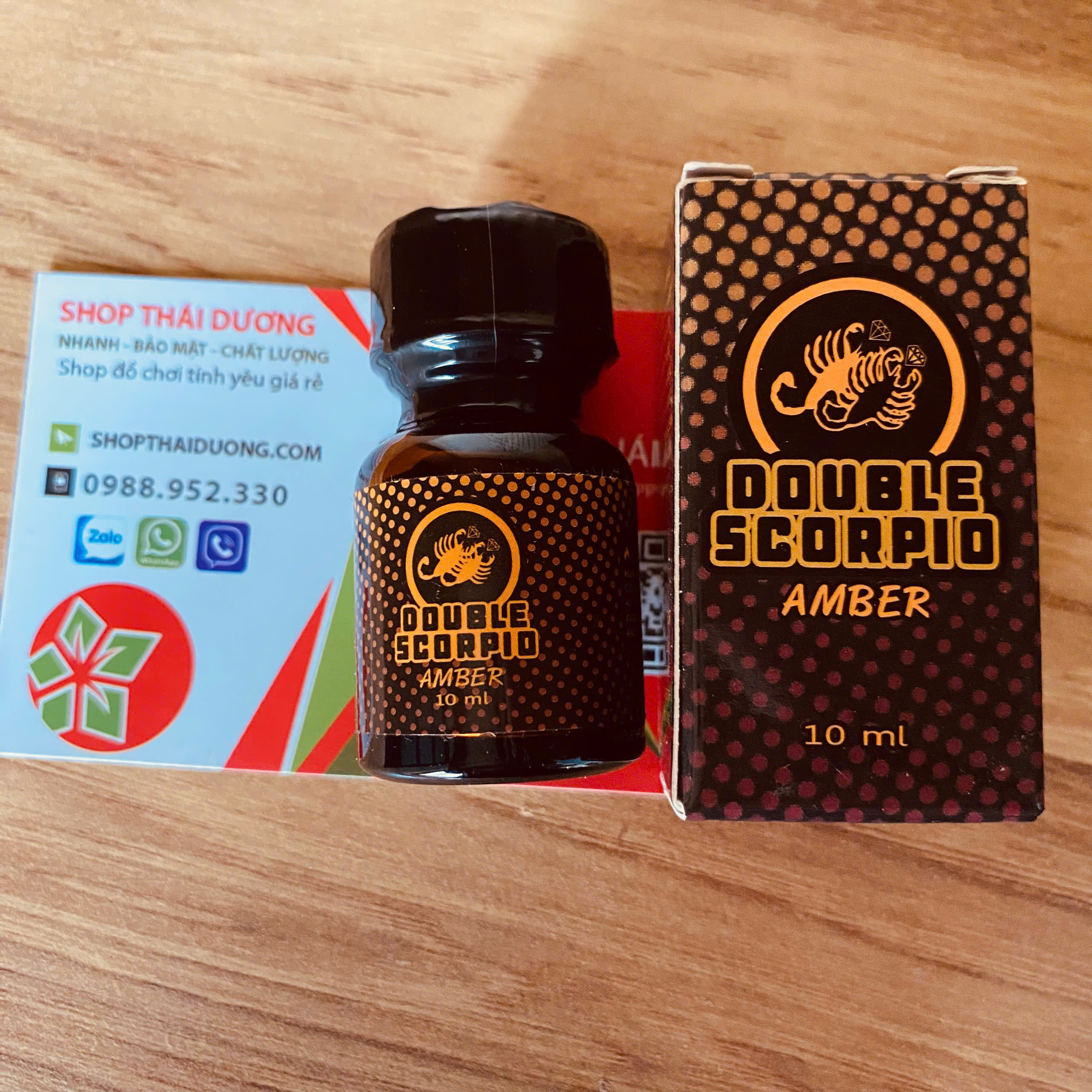 Popper Double Scorpio Amber USA 10ml - Tăng Khoái Cảm Cực Mạnh, Hàng Chính Hãng