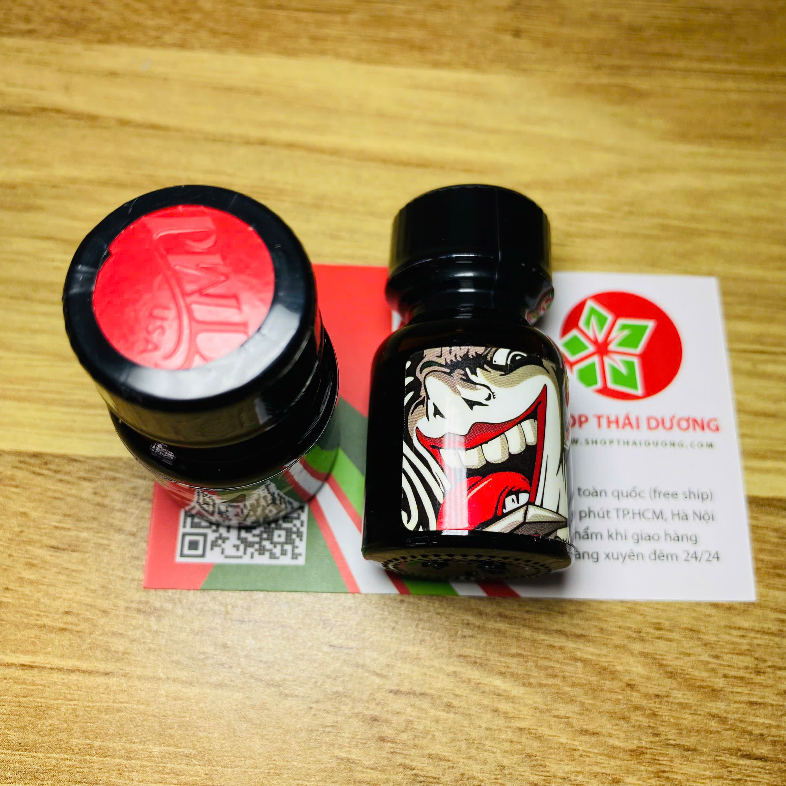 Popper Glow Job Black 10ml - Chính Hãng, Tăng Hưng Phấn Mạnh Mẽ Cho Top & Bot