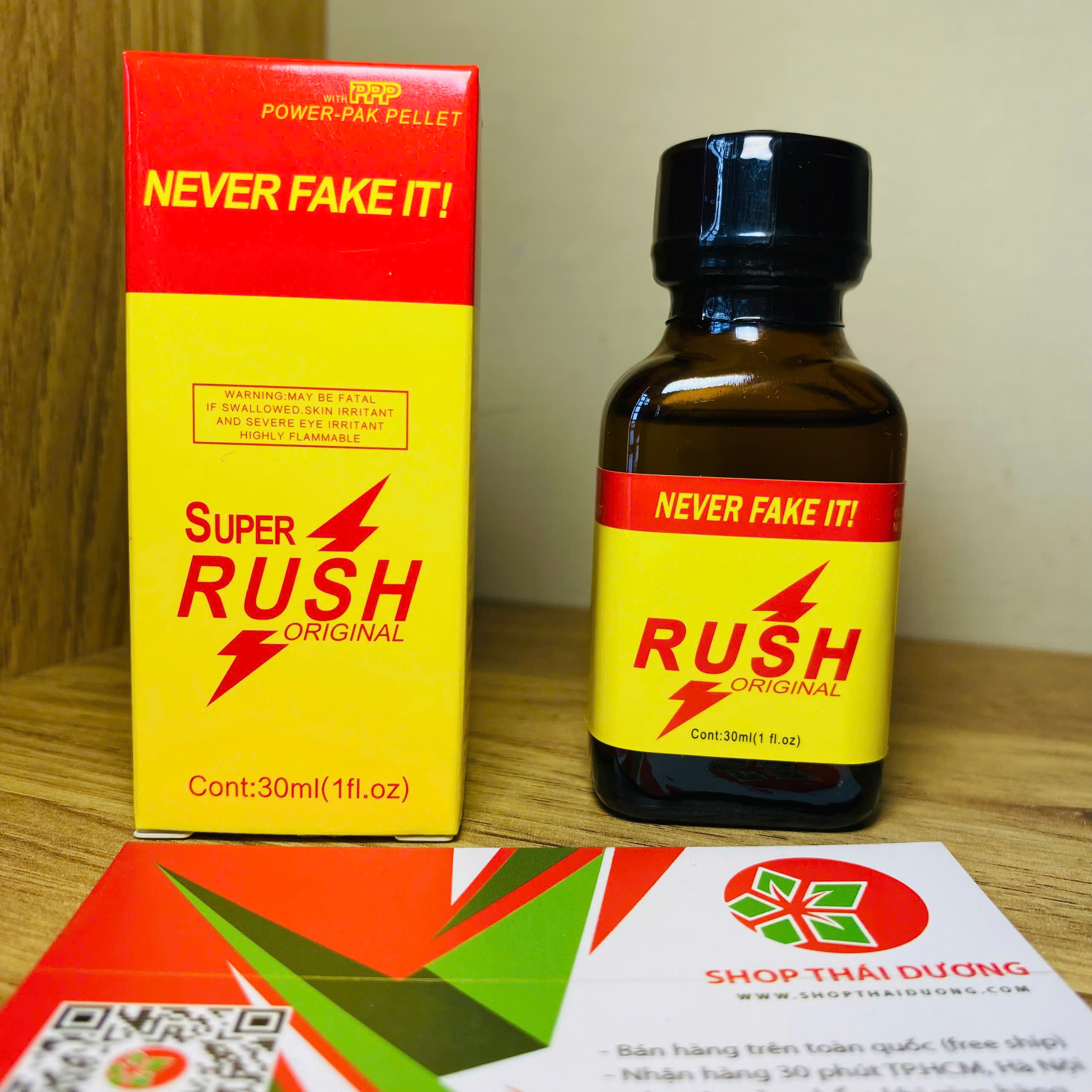 Popper Super Rush 30ml Vàng Chính Hãng USA - Đỉnh Cao Kích Thích, Không Fake