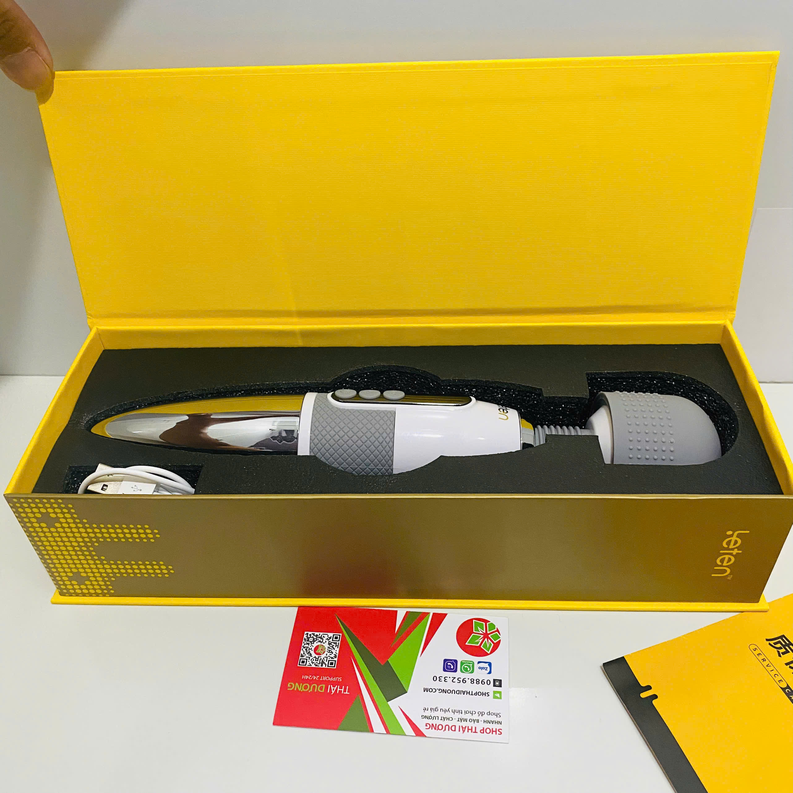 Cung cấp Máy Rung Tình Yêu Lightning AV Thế Hệ Thứ 2 Rung Nhiều Tần Số - Kết Hợp Toả Nhiệt tốt nhất