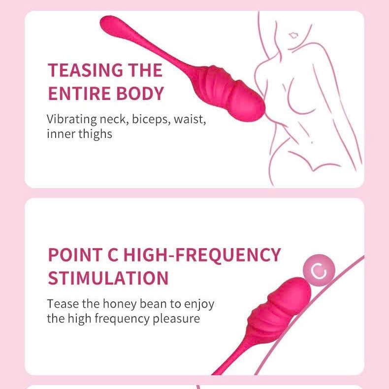 Trứng Rung Điều Khiển Bằng Điện Thoại Có Remote – 10 Chế Độ Rung, Kích Thích Cực Mạnh Cho Nữ