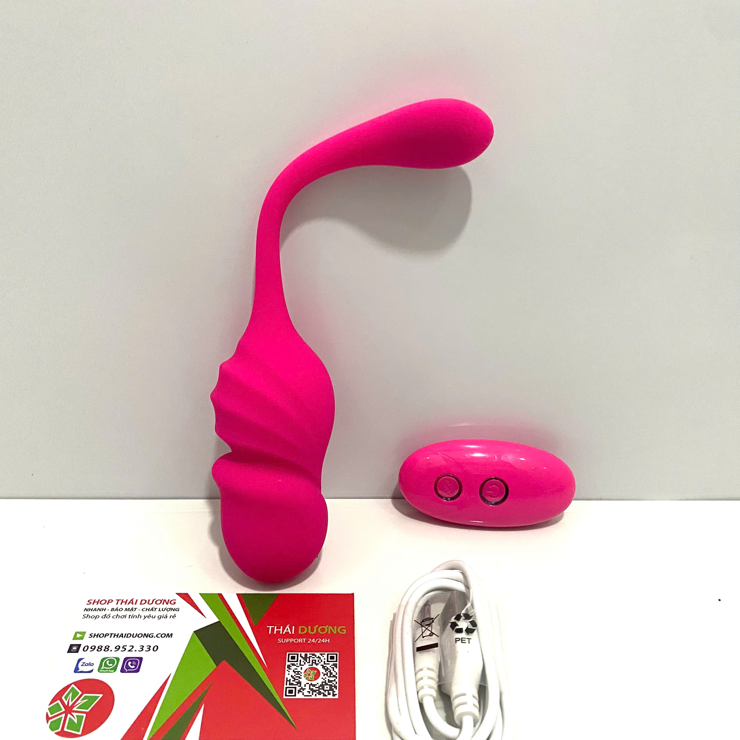 Trứng Rung Điều Khiển Bằng Điện Thoại Có Remote – 10 Chế Độ Rung, Kích Thích Cực Mạnh Cho Nữ