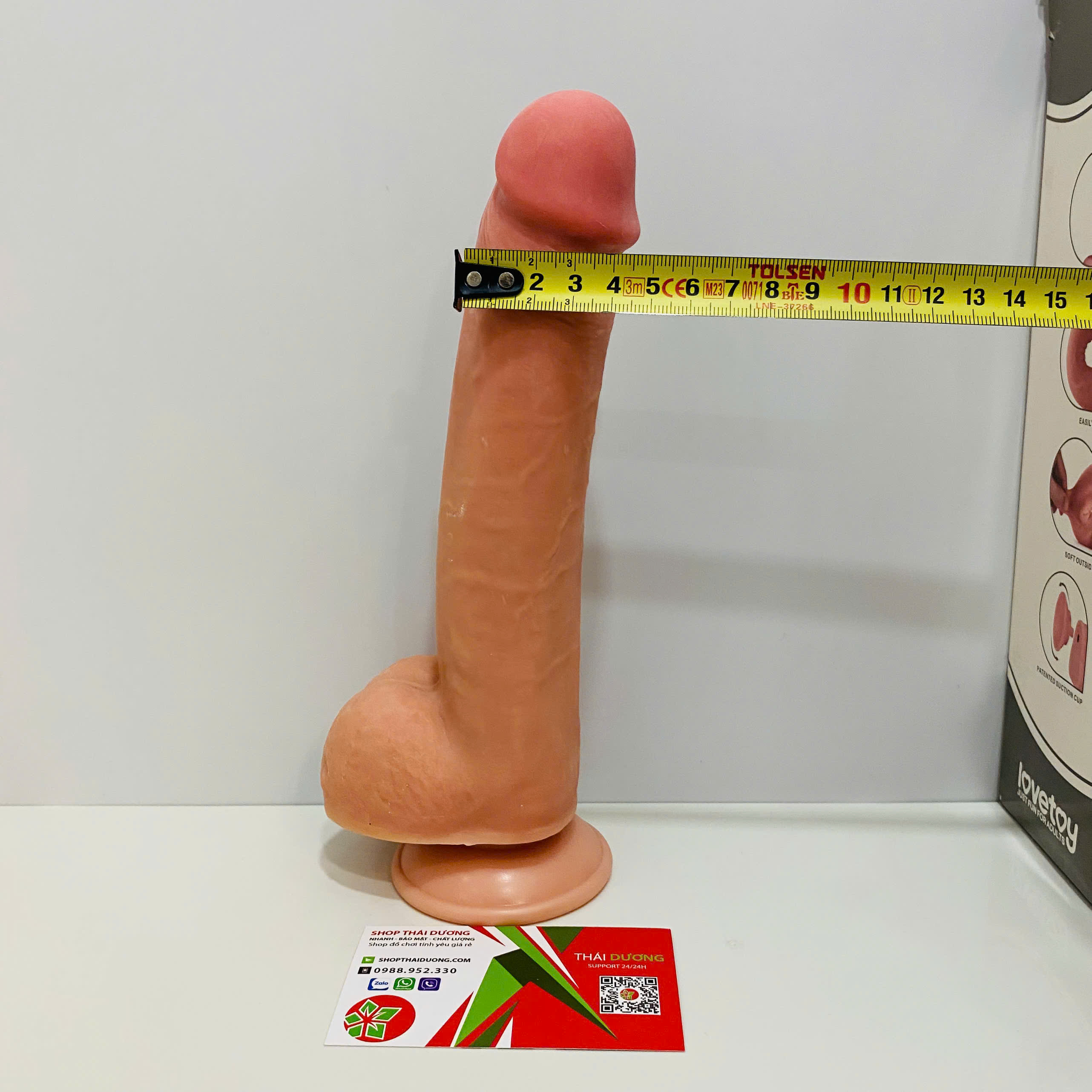 Nơi bán Nơi Bán Dương Vật Giả Hít Tường Siêu Mềm Lovetoy Siliding Skin Dong 9.0 - Sextoy Nữ Cao Cấp loại tốt