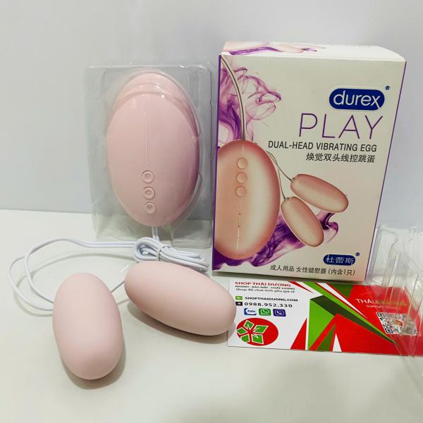 Trứng Rung Durex Dual Head Vibrating Egg – 12 Chế Độ Kép, Tăng Cảm Giác Mạnh Mẽ 