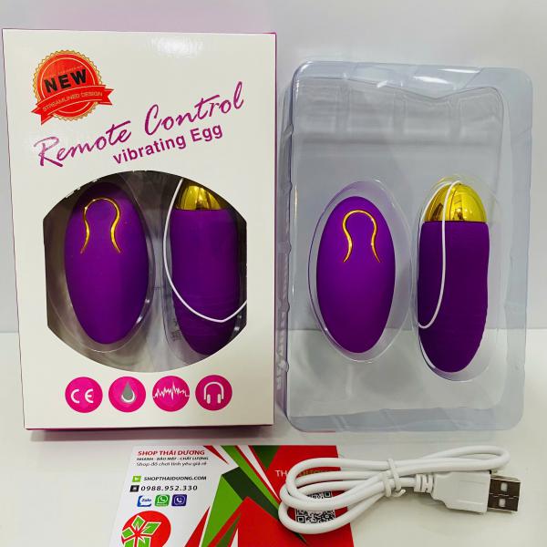 Trứng Rung ManNuo Charge - Điều Khiển Từ Xa_Pin Sạc Bền Bỉ, Tăng Khoái Cảm Cho Nữ 