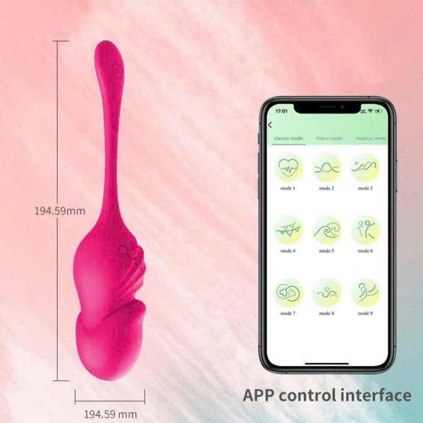 Trứng Rung Điều Khiển Bằng Điện Thoại Có Remote – 10 Chế Độ Rung, Kích Thích Cực Mạnh Cho Nữ 