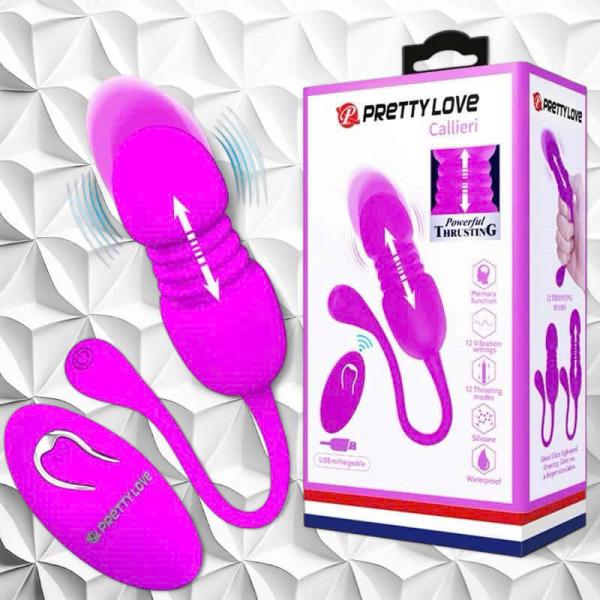 Trứng Rung Tình Yêu PrettyLove Callieri – Điều Khiển Từ Xa, 12 Chế Độ Cực Phê 
