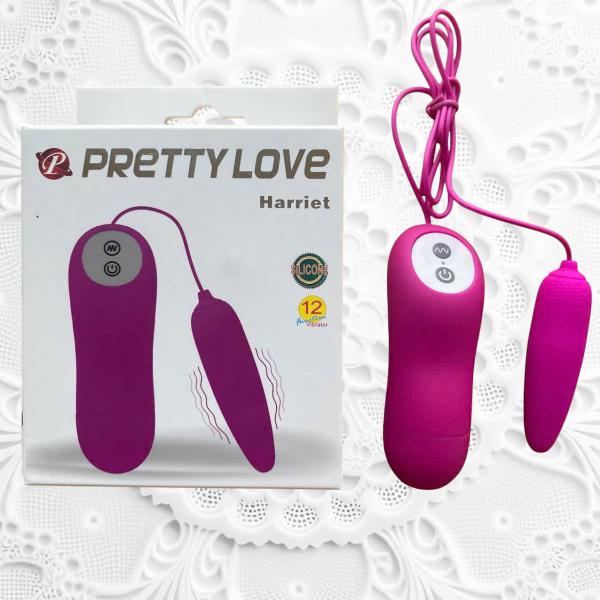 Trứng Rung Harriet 12 Chế Độ – Pretty Love Mềm Mịn, Rung Mạnh Cực Phê 