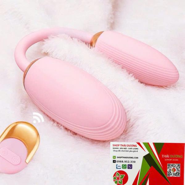 Máy rung tình yêu điều khiển từ xa uốn cong 2 đầu Khích thích đa điểm 