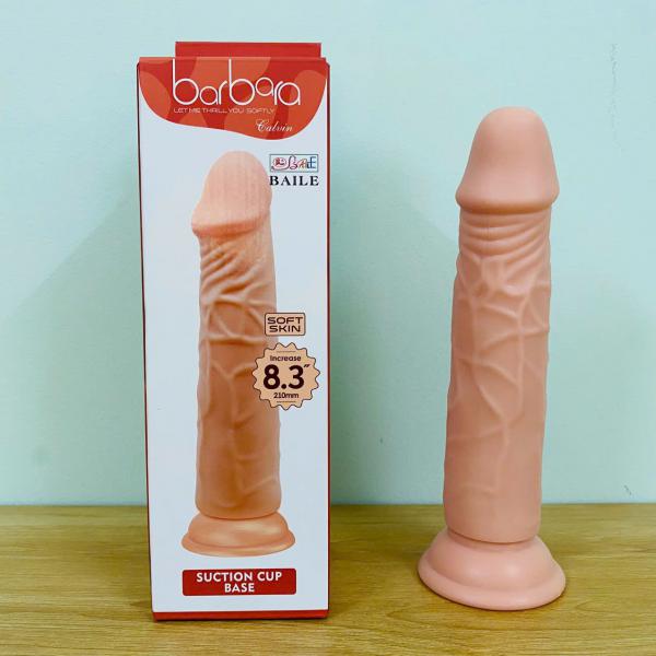 Dương Vật Giả Baile Barbara 8.3 Inch – Hít Tường Siêu Chắc Silicon Giống Thật 100% Cực Sướng 