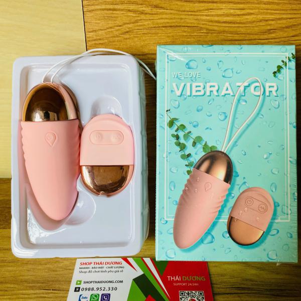 Trứng Rung We Love Vibrator 12 chế độ rung - Không Dây_ Điều Khiển Từ Xa, Rung Mạnh Cho Nữ 