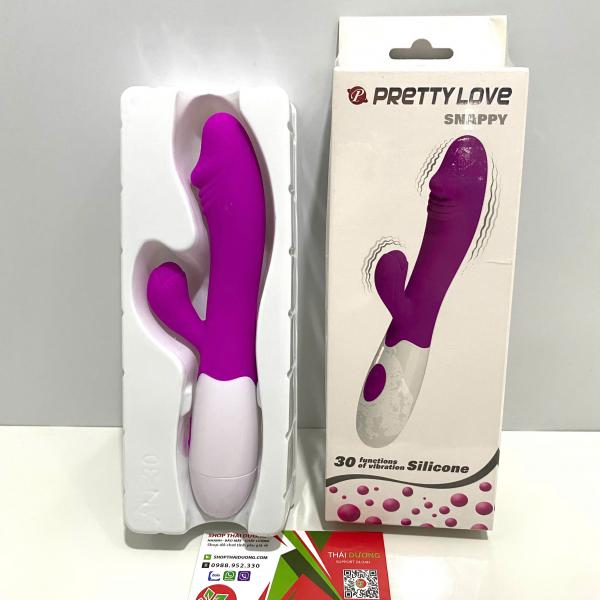 Dương Vật Giả Có Rung 30 Chế Độ – Pretty Love Snappy Dùng Pin_ Cực Kỳ Kích Thích Âm Đạo 